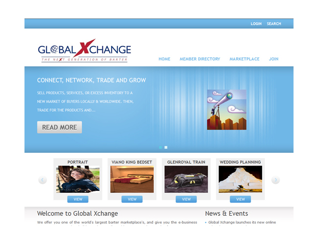 Marketplace Home Page